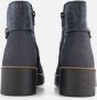 Rieker Stijlvolle leren enkellaarzen Blauw Dames - Thumbnail 23