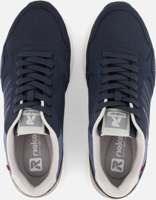Rieker Evolution Sneakers blauw Leer