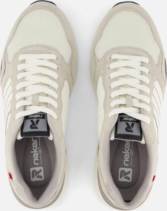 Rieker Evolution Sneakers wit Leer