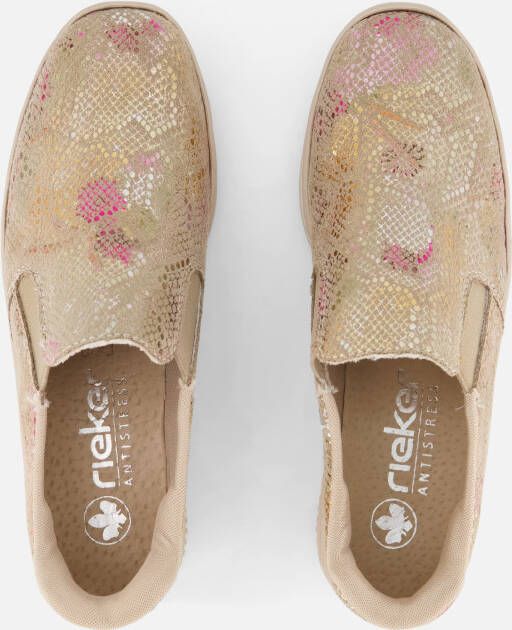 Rieker Instappers beige Synthetisch