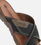 Rieker Jaipur Morelia Slippers blauw Imitatieleer - Thumbnail 4