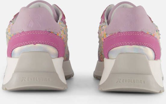 Rieker Revolution Sneakers paars Textiel