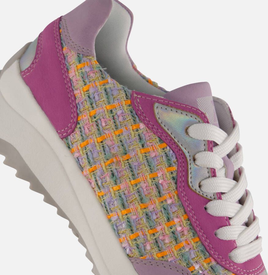 Rieker Revolution Sneakers paars Textiel