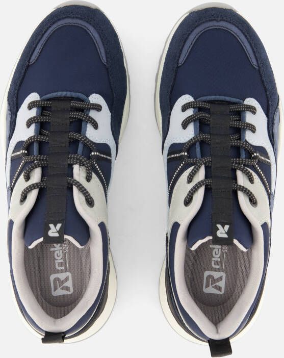 Rieker s Evolution Sneakers blauw Leer
