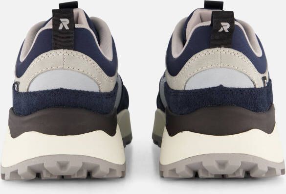 Rieker s Evolution Sneakers blauw Leer