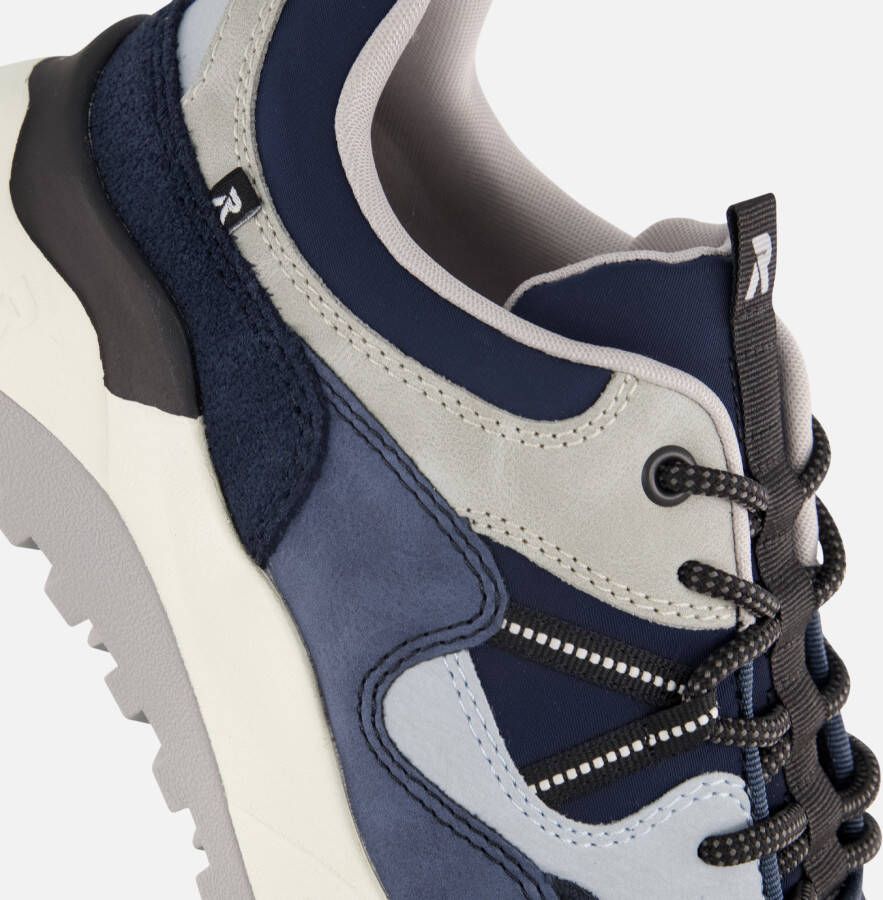 Rieker s Evolution Sneakers blauw Leer