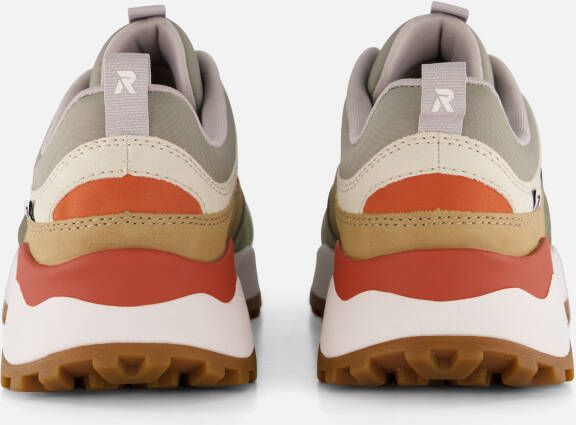 Rieker s Evolution Sneakers groen Leer