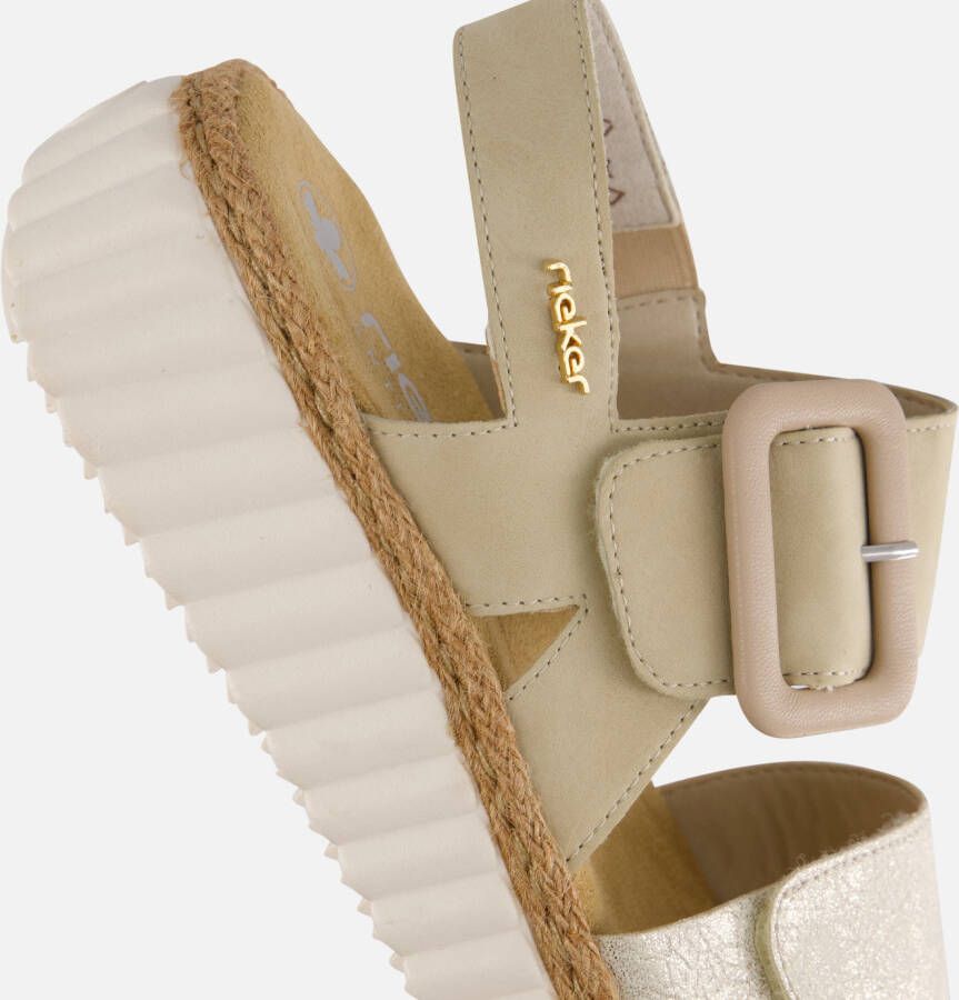 Rieker Sandalen beige Synthetisch