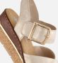 Rieker Sandalen beige Textiel - Thumbnail 8