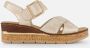 Rieker Sandalen beige Textiel - Thumbnail 9