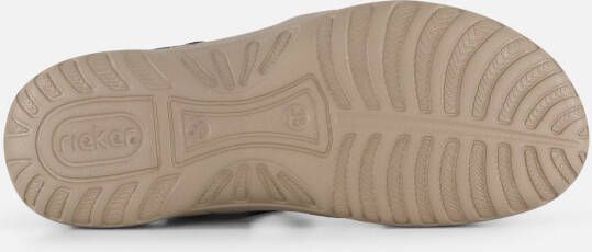 Rieker Sandalen blauw Textiel