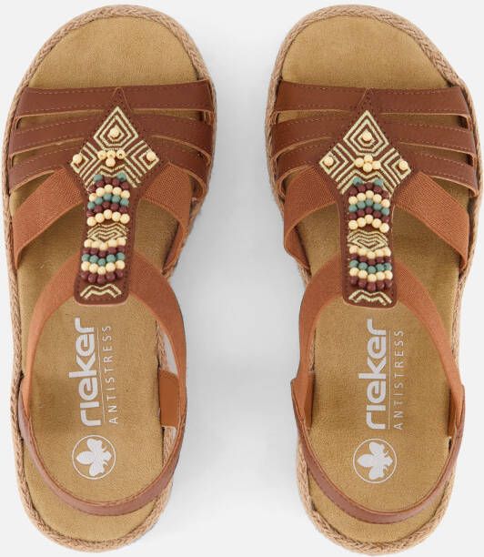 Rieker Sandalen cognac Synthetisch