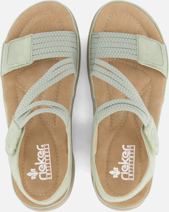 Rieker Sandalen groen Synthetisch