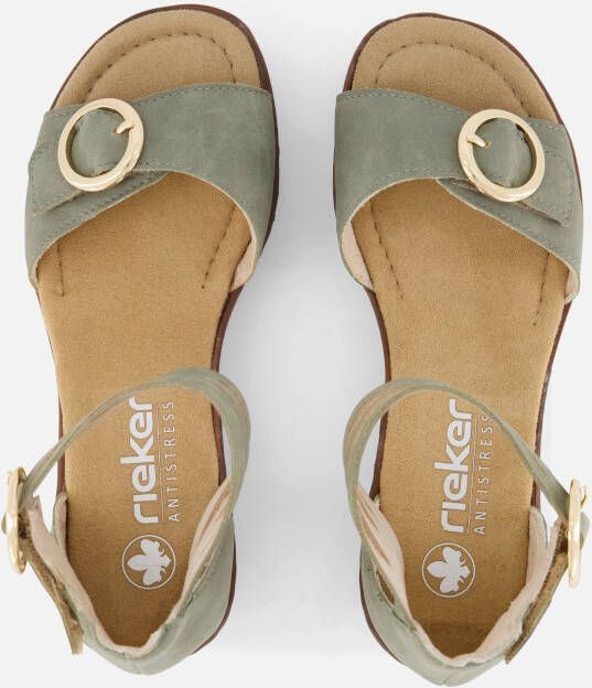 Rieker Sandalen groen Synthetisch