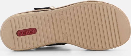 Rieker Sandalen zwart Synthetisch