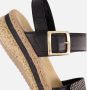 Rieker Sandalen zwart Synthetisch Dames - Thumbnail 8