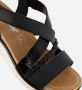 Rieker Elegante Zwarte Sandaal met Glitter Black Dames - Thumbnail 10