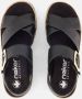Rieker Comfortabele Leren Sandalen met Verhoogde Zool Black Dames - Thumbnail 10