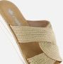 Rieker -Dames goud slippers & muiltjes - Thumbnail 9