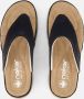 Rieker Slippers zwart Textiel Dames - Thumbnail 4