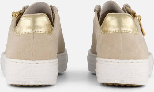 Rieker Sneakers beige Leer