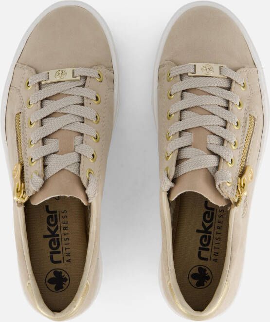 Rieker Sneakers beige Leer