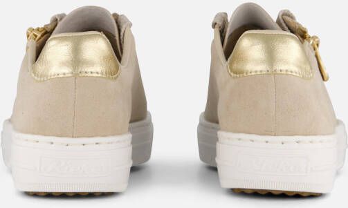 Rieker Sneakers beige Leer
