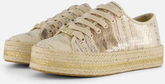 Rieker Sneakers beige multi Textiel