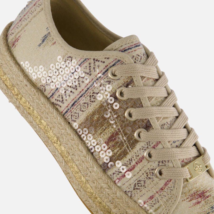 Rieker Sneakers beige multi Textiel