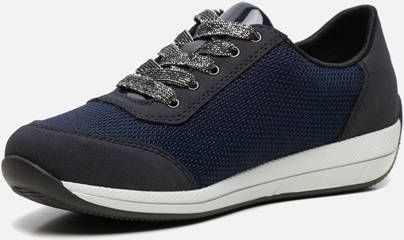 Rieker Sneakers met sleehak met uitneembare leren binnenzool - Foto 6