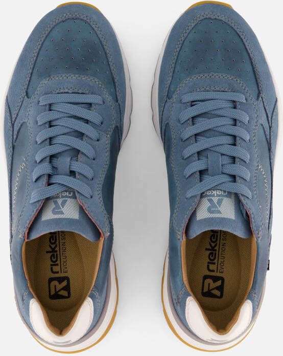 Rieker Sneakers blauw Suede