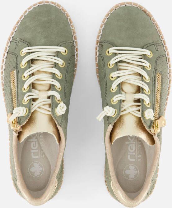 Rieker Sneakers groen Synthetisch