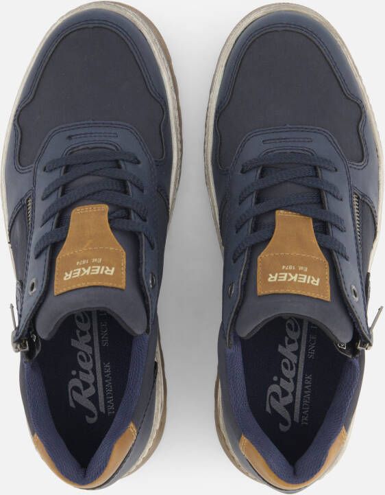 Rieker Sneakers blauw Textiel