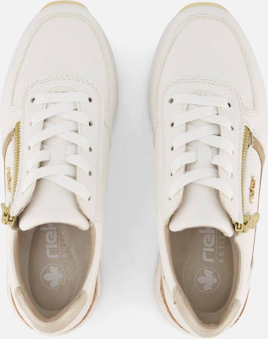 Rieker Sneakers wit Leer