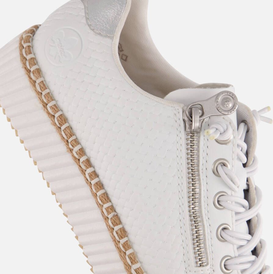 Rieker Sneakers wit Synthetisch