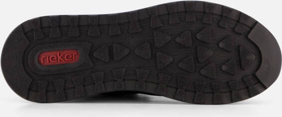 Rieker Sneakers zwart Nubuck