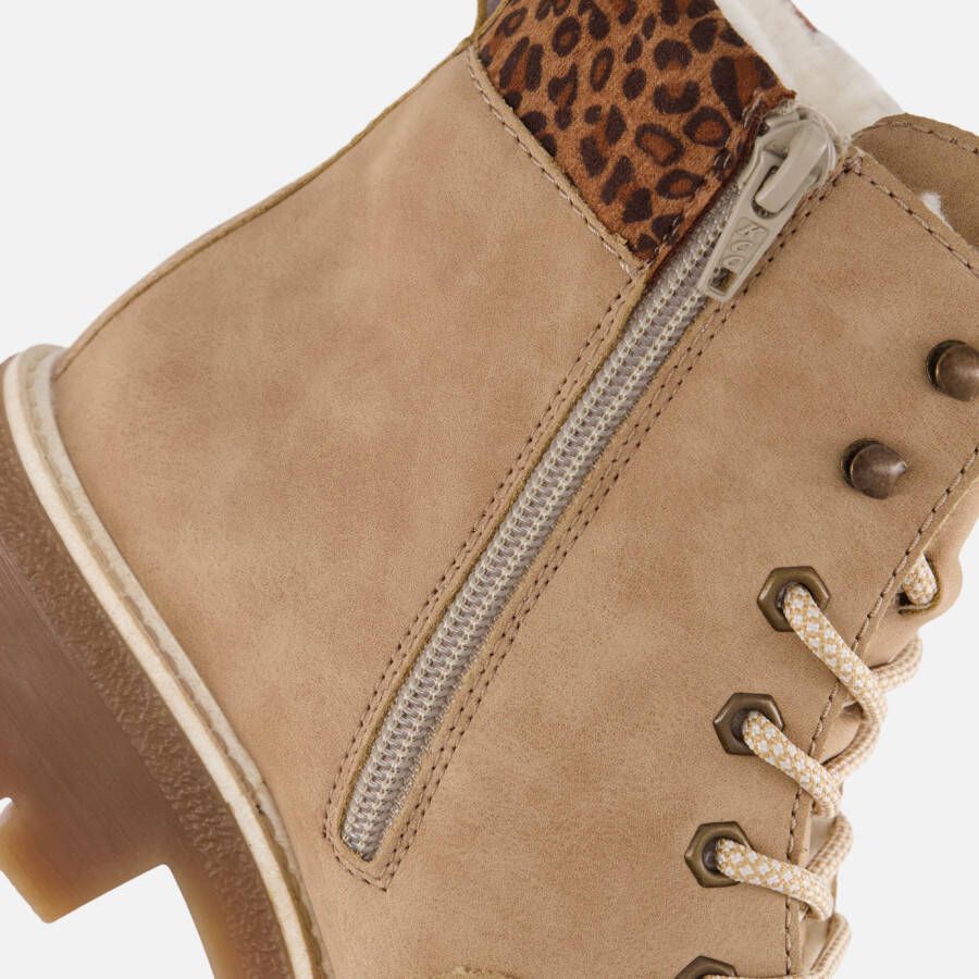 Rieker Veterboots beige Synthetisch