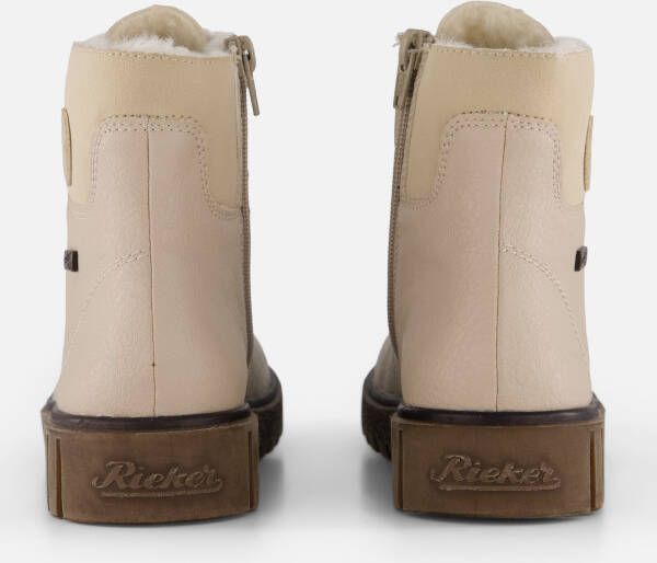 Rieker Veterboots beige Synthetisch