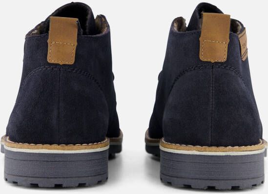 Rieker Veterboots blauw Synthetisch
