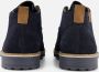 Rieker Blauwe Suède Veterschoenen voor Heren Blue Heren - Thumbnail 5