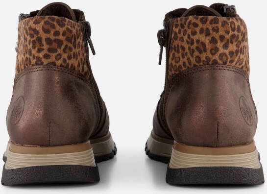 Rieker Veterboots bruin Synthetisch