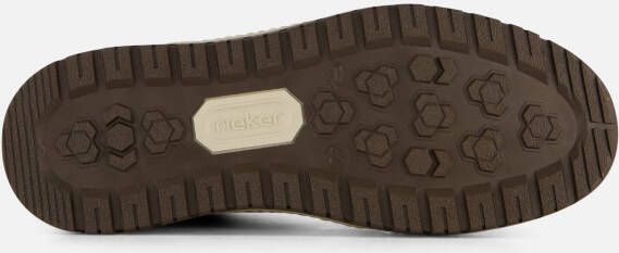 Rieker Veterboots cognac Nubuck