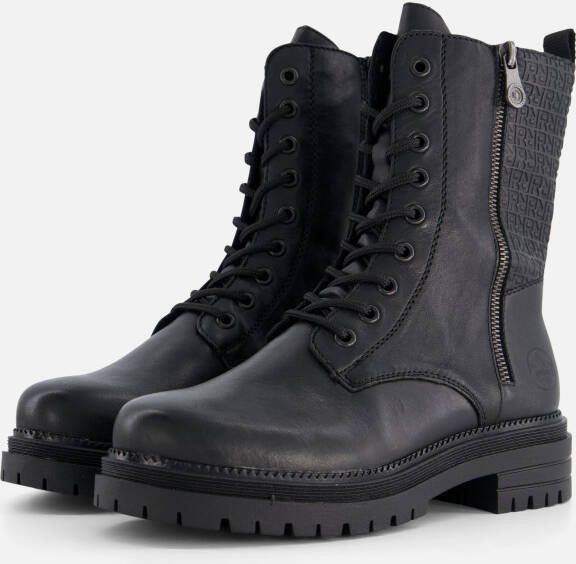 Rieker veterboots zwart best sale