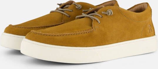 Rieker Veterschoenen geel Suede