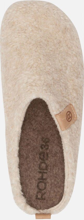 Rohde Pantoffels beige Synthetisch