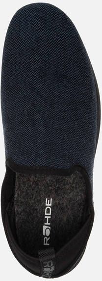 Rohde Pantoffels Blauw Vilt 370436 Heren Vilt - Foto 4