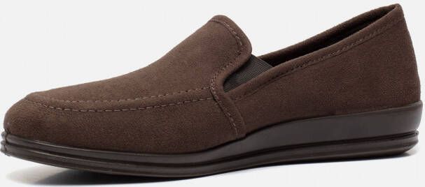 Rohde Pantoffels bruin Textiel
