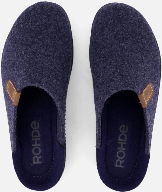 Rohde Soltau Pantoffels blauw Vilt