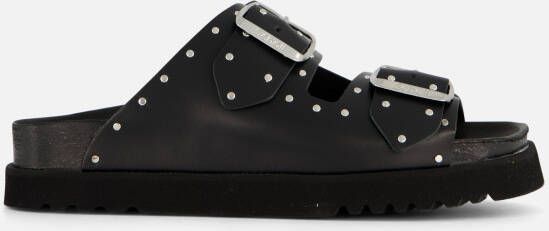 Scholl Beatriz Slippers zwart Leer