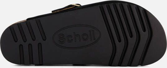 Scholl Fae Sandalen zwart Suede